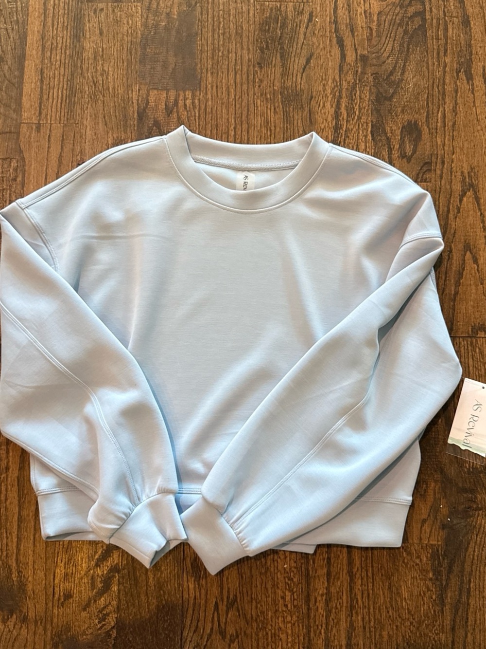 Pale Blue Crewneck Sweatshirt - Classic Everyday Pullover